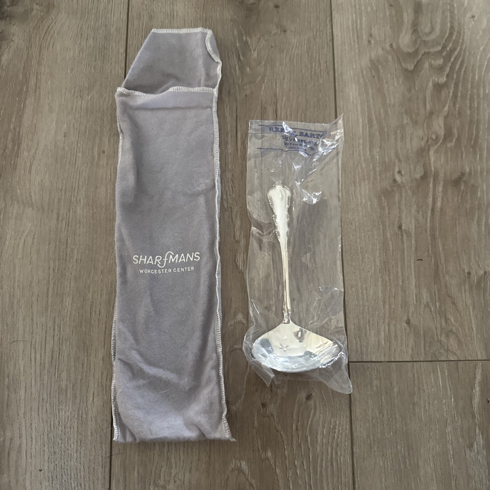 New Old Stock Reed & Barton‎ Silverplate - DRESDEN ROSE - GRAVY LADLE